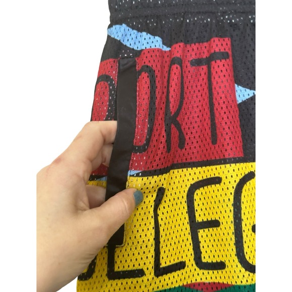 Support Black Colleges Multicolor men mesh athletic shorts size Medium - Picture 5 of 6